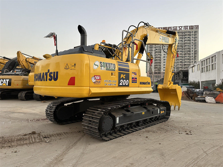 % 90 Yeni Kullanılmış Gezgin Tipi Komatsu PC200 Japonya Üretimi Mükemmel Performans Az Kullanılmış