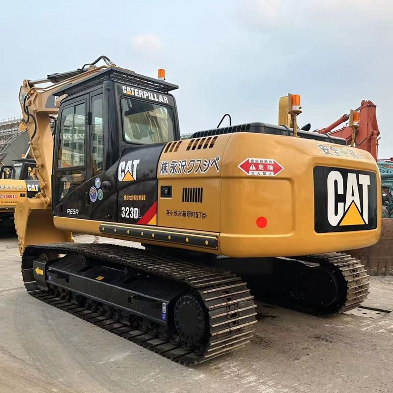 Kullanılmış Caterpillar 323DL Hidrolik sürünen kazıcı Ağırlığı 23 ton CAT C6.6 Motoru