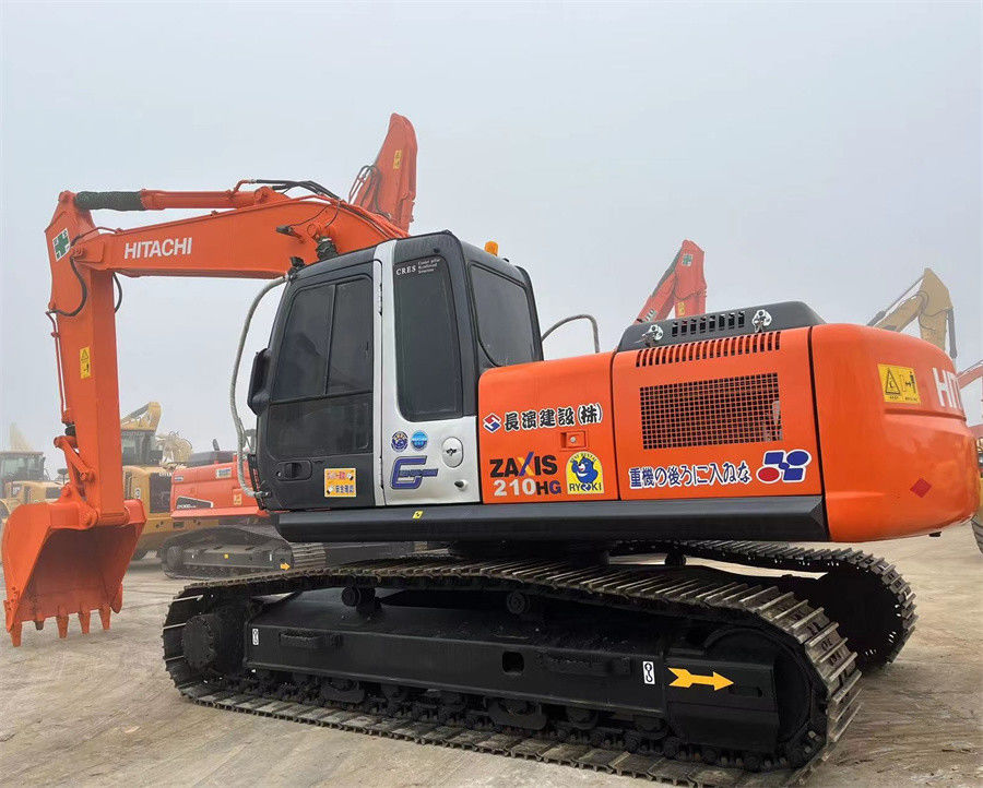 Japonya'dan ithal edilen kullanılmış Hitachi ZX210 kazıcı direkt enjeksiyonlu güçlü gövde ile