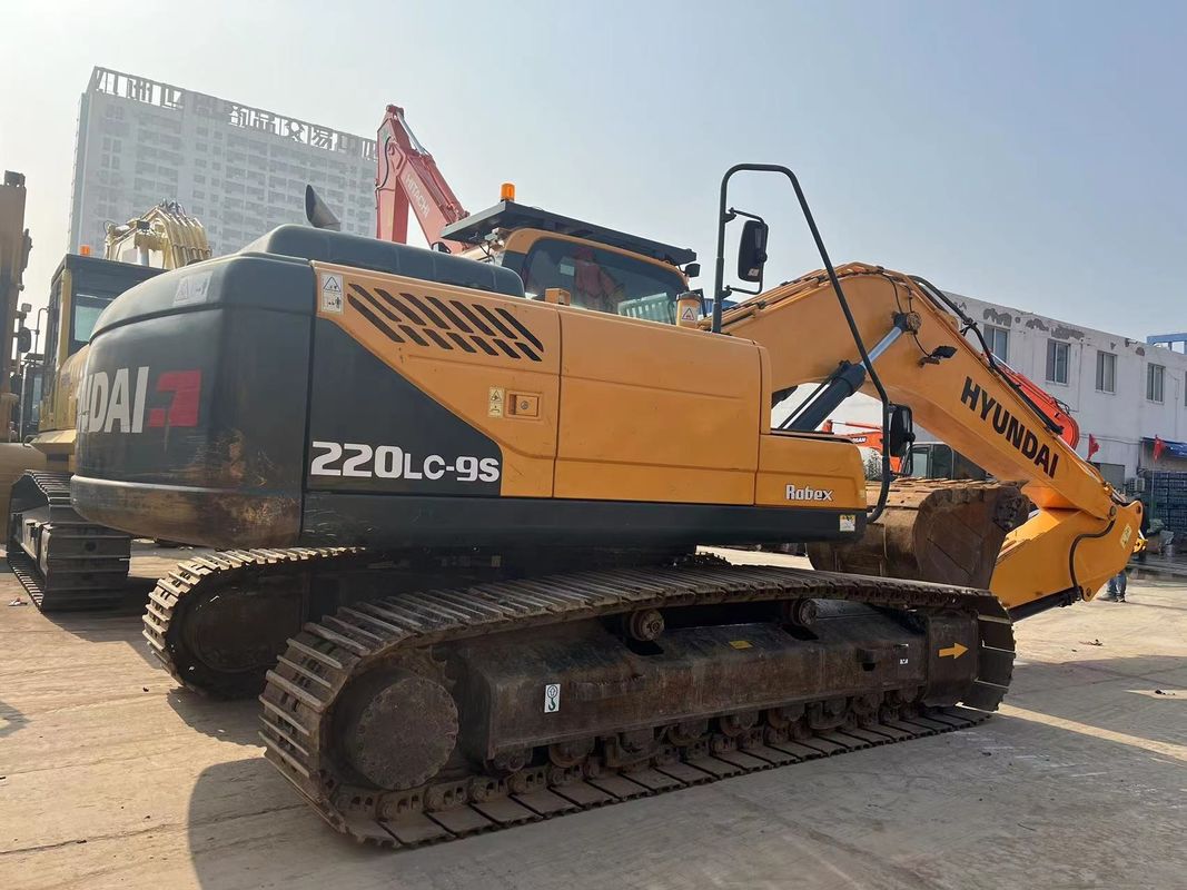 Kullanılmış orijinal Hyundai ekskavatörü 220LC-9S ağır ekipman 22 ton orta kullanılmış ekskavatör