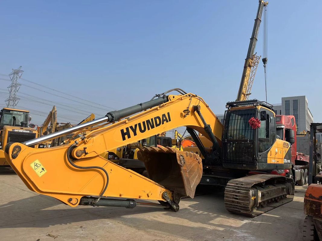 Kullanılmış orijinal Hyundai ekskavatörü 220LC-9S ağır ekipman 22 ton orta kullanılmış ekskavatör