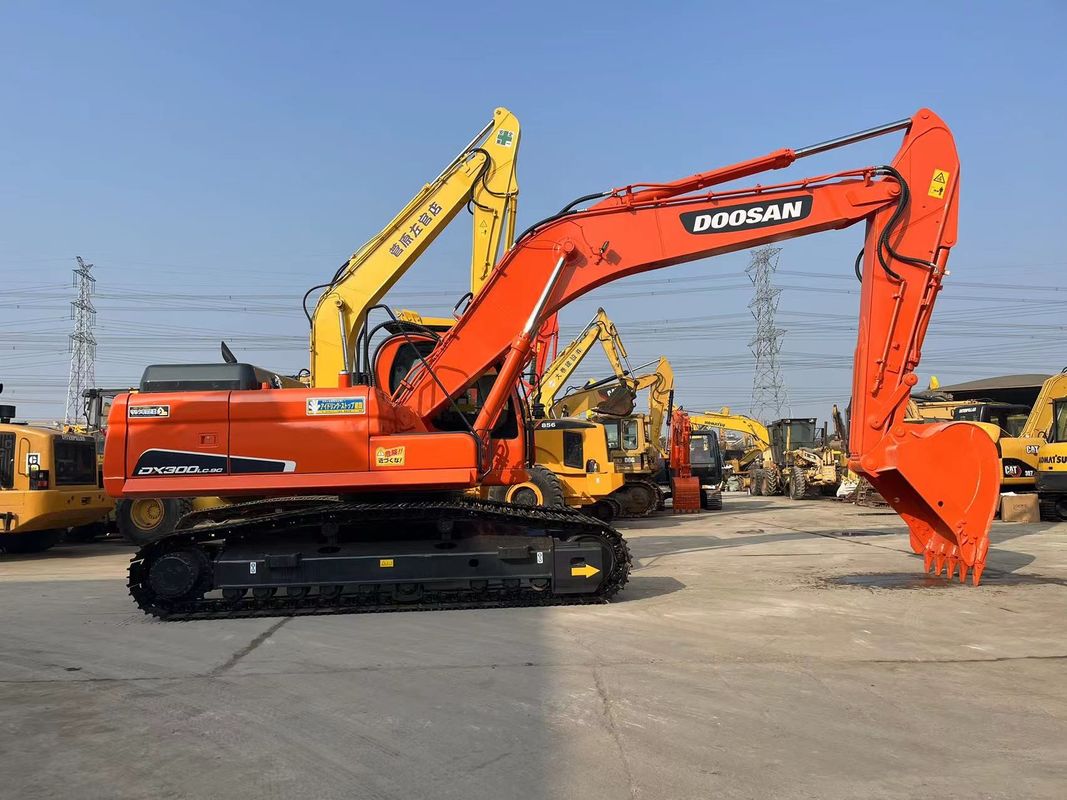 Kullanılmış Orijinal Doosan Kazıcı DX300LC-9C 30 Ton Orta Kullanılmış Kazıcı Doosan 300 Ağır Ekipman