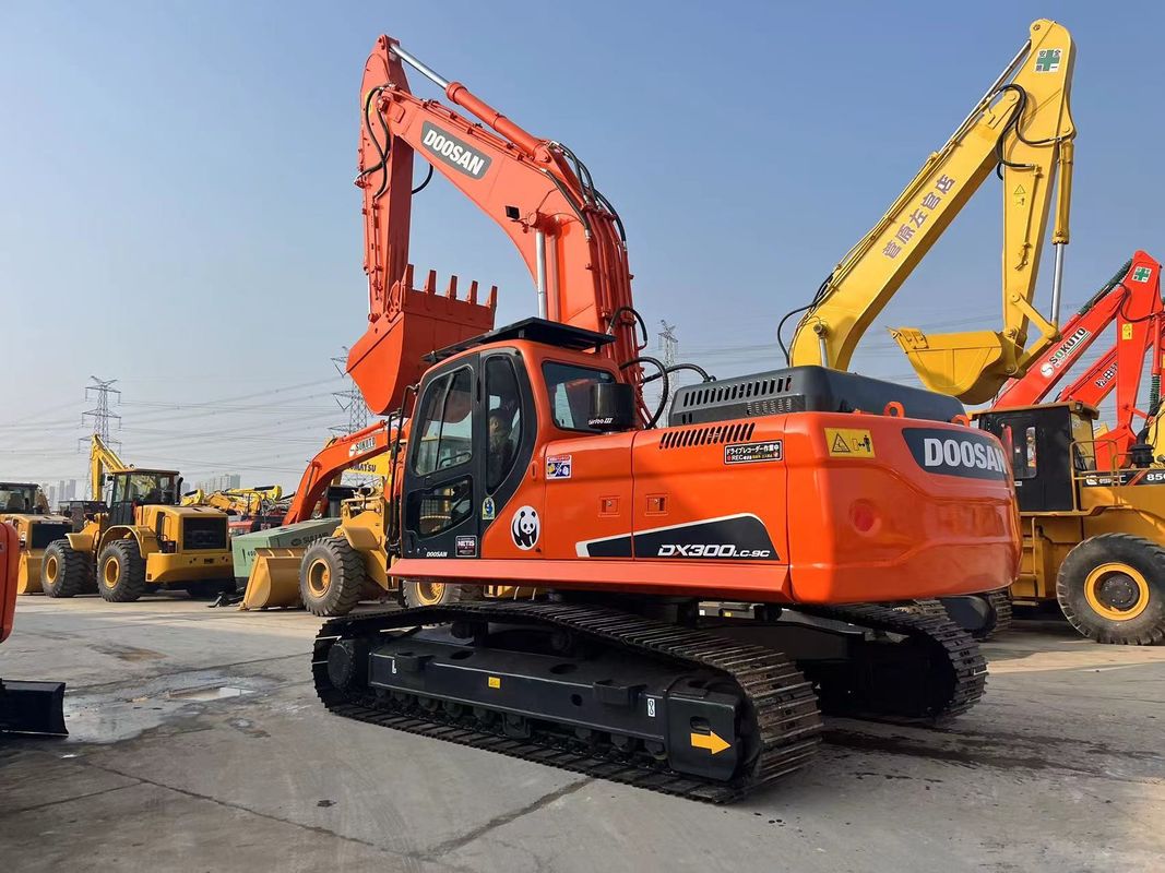 Kullanılmış Orijinal Doosan Kazıcı DX300LC-9C 30 Ton Orta Kullanılmış Kazıcı Doosan 300 Ağır Ekipman