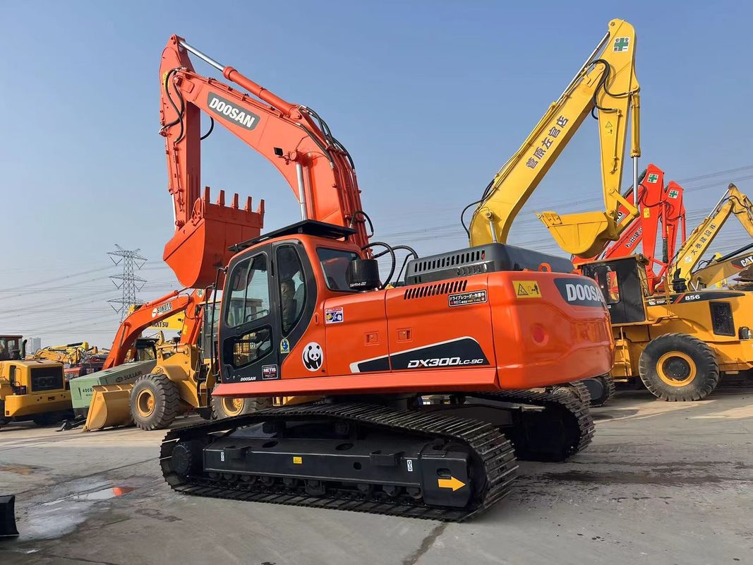 Kullanılmış Orijinal Doosan Kazıcı DX300LC-9C 30 Ton Orta Kullanılmış Kazıcı Doosan 300 Ağır Ekipman