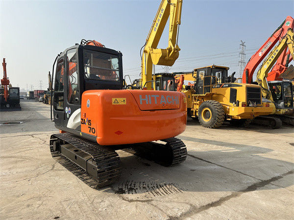 Kullanılmış Kazı makineleri Hitachi ZX70 Hidrolik Sürünen Kazı makinesi Kullanılmış 7 Ton Mini Hitachi Kazı makinesi 70