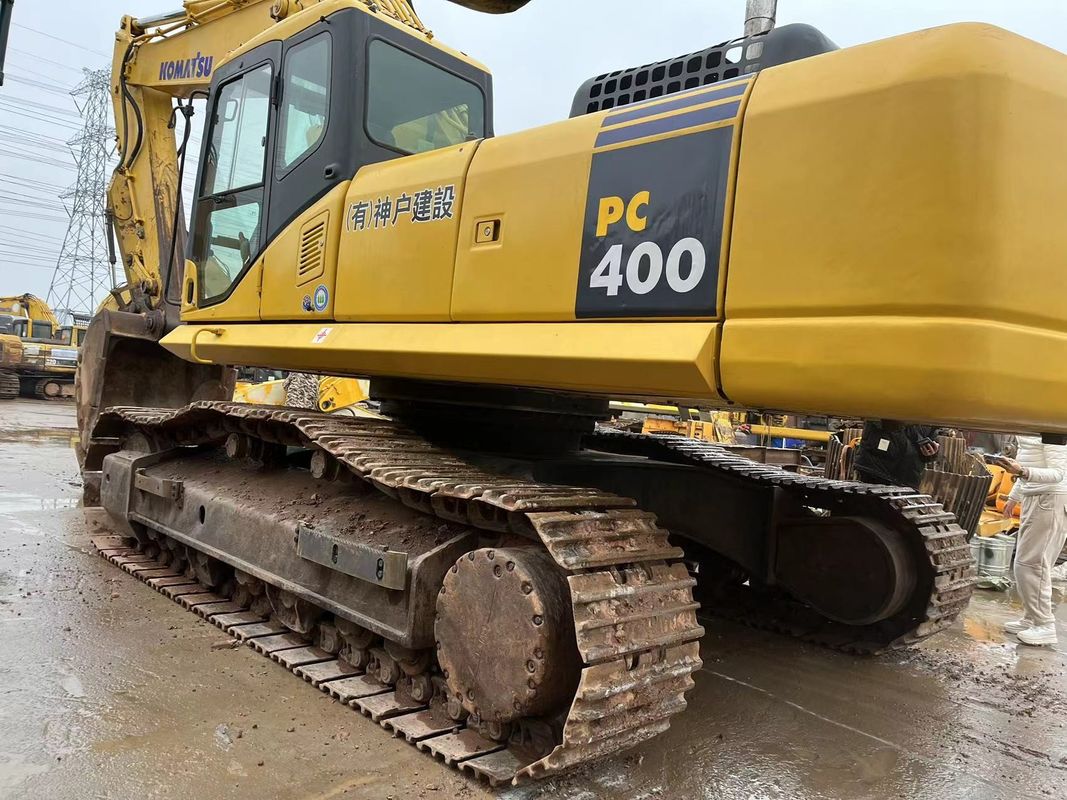 Komatsu PC400-7 Kullanılmış Büyük Ekskavatörler 40 Ton Asıl Komatsu Ekskavatörü PC400