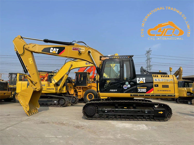 Mekanik Enjeksiyonlu Motorlu Kullanılmış CAT Kazı makineleri Kullanılmış Caterpillar 320 Kazı makinesi