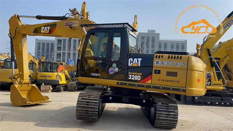 Mekanik Enjeksiyonlu Motorlu Kullanılmış CAT Kazı makineleri Kullanılmış Caterpillar 320 Kazı makinesi
