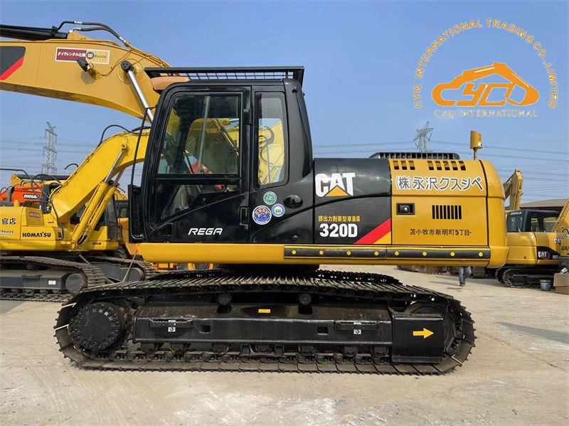 Mekanik Enjeksiyonlu Motorlu Kullanılmış CAT Kazı makineleri Kullanılmış Caterpillar 320 Kazı makinesi