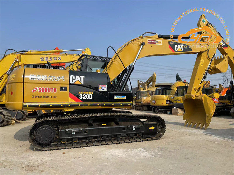Mekanik Enjeksiyonlu Motorlu Kullanılmış CAT Kazı makineleri Kullanılmış Caterpillar 320 Kazı makinesi