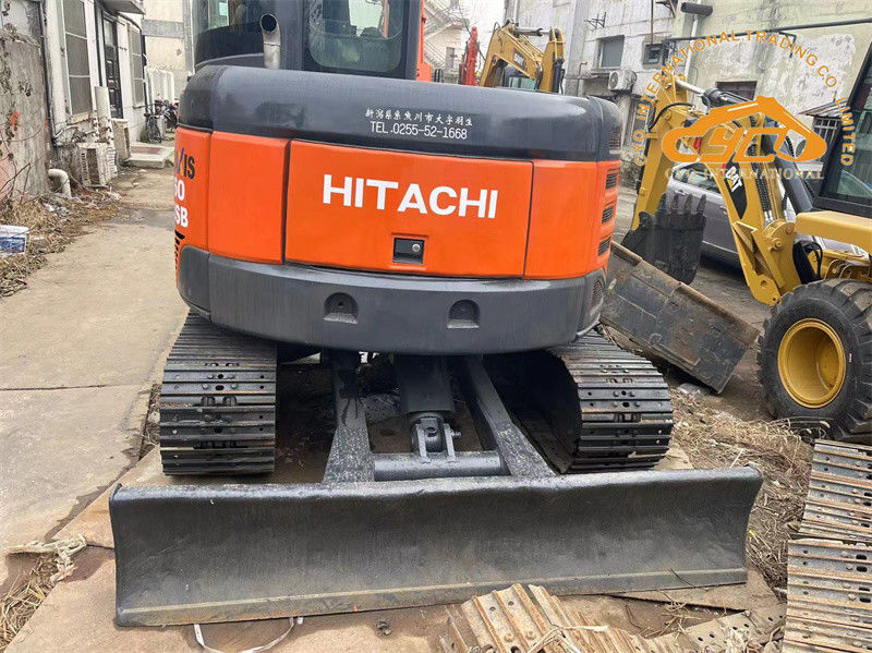 Kullanılmış Hitachi ZX60USB Mini Kazı makinesi Kullanılmış 6 Ton Hitachi ZX60 Crawler Kazı makinesi