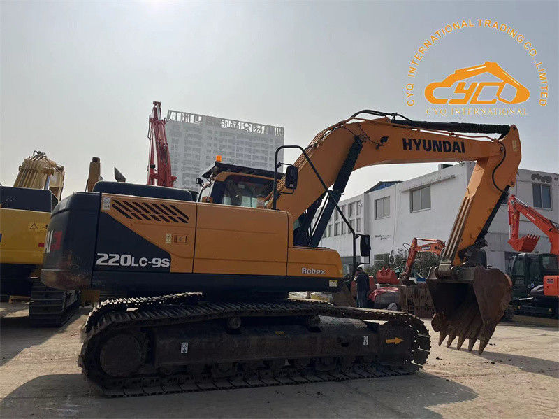 Orijinal Boya Kullanılmış Hyundai 220LC-9S Ekskavatör 22 Ton İkinci El Hyundai 220 Digger