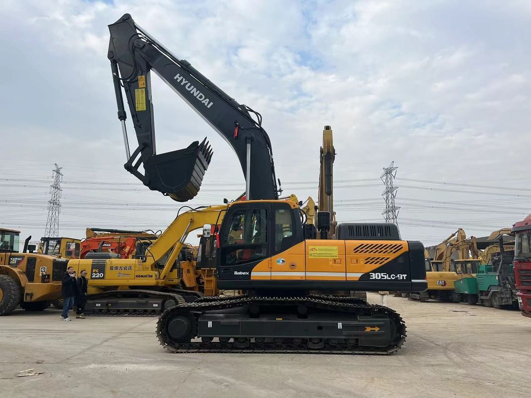 Doosan Hyundai 305lc-9t Kullanılmış Büyük Ekskavatörler 30 Ton Kullanılmış Büyük Hyundai Ekskavatörü
