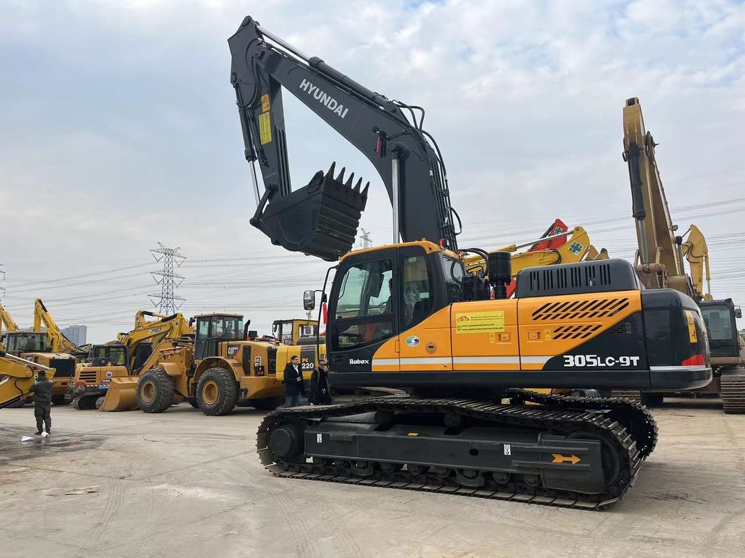 Doosan Hyundai 305lc-9t Kullanılmış Büyük Ekskavatörler 30 Ton Kullanılmış Büyük Hyundai Ekskavatörü