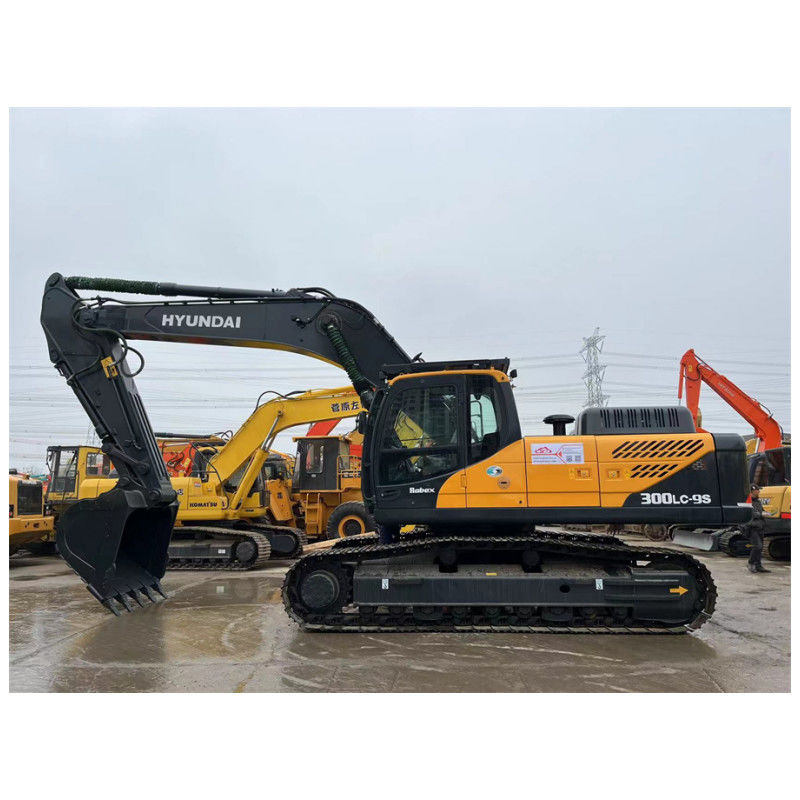 Hyundai R300LC-9S Kullanılmış Hidrolik Kazıcı İnşaat Madencilik Ağırlığı 30 Ton
