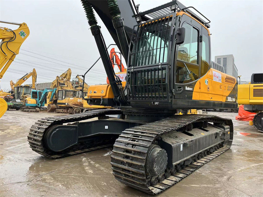 Hyundai R300LC-9S Kullanılmış Hidrolik Kazıcı İnşaat Madencilik Ağırlığı 30 Ton