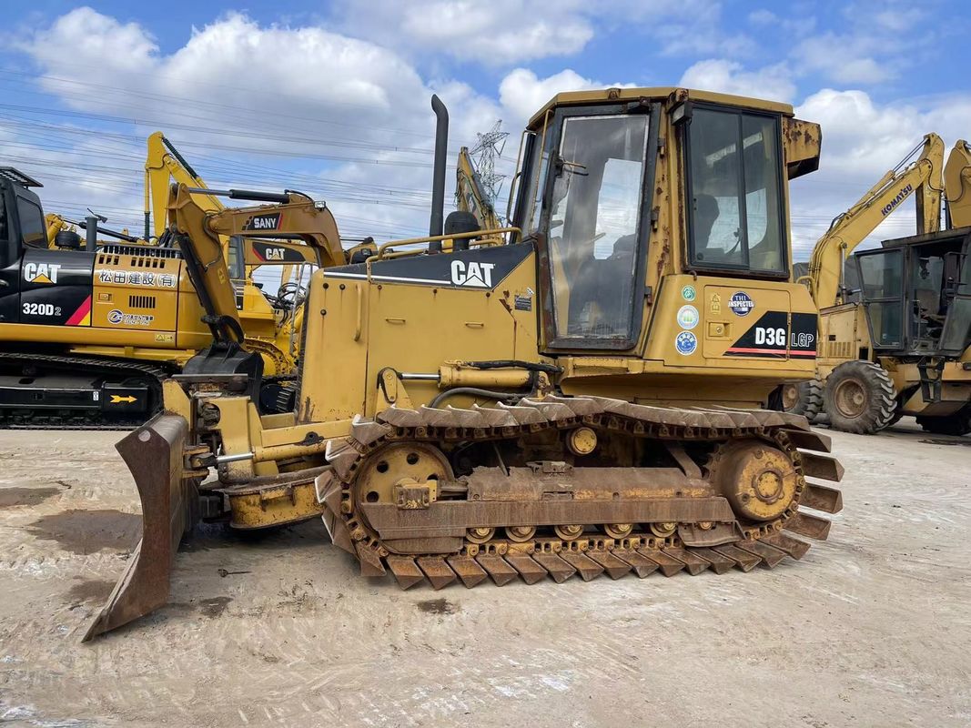 Orijinal Renk Kullanılmış Caterpillar Dozer İkinci El Cat D3G Buldozer