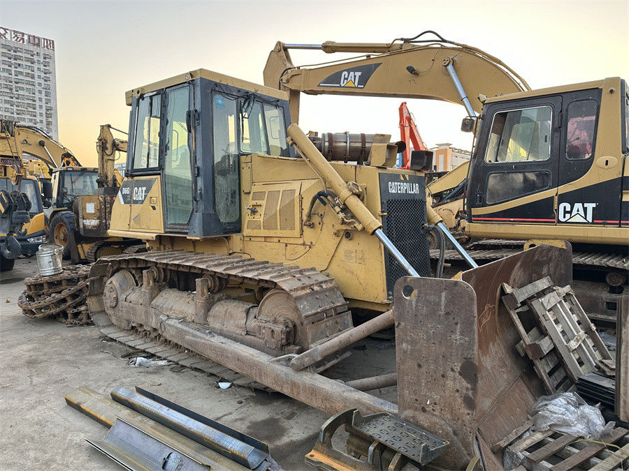 CAT D6G 2XL Sürünen Buldozer Kelebek Traktörü İnşaat ve Toprağı Taşımak için Güçlü
