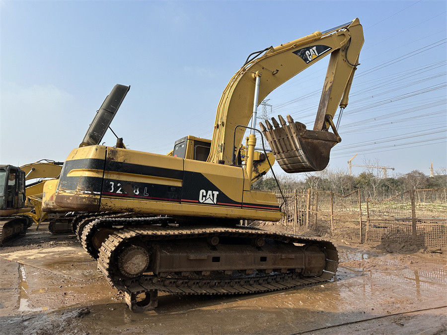 Kullanılmış Caterpillar CAT 325BL Kazı makinesi Hidrolik sürünen kazık makinesi Güçlü Direkt Enjekte Motoru