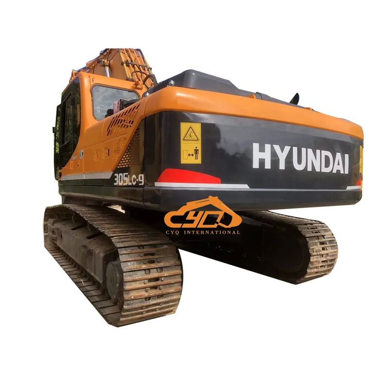 255L Yakıt Tankı Kapasitesi Hidrolik Silindir Kullanılmış Hyundai Ekskavatörü Orijinal Renkte
