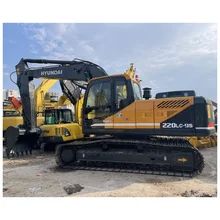 255L Yakıt Tank Kapasitesi Orijinal Hidrolik Valf ve 10.2rpm Swing Hızlı Kullanılmış Hyundai Kazıcı