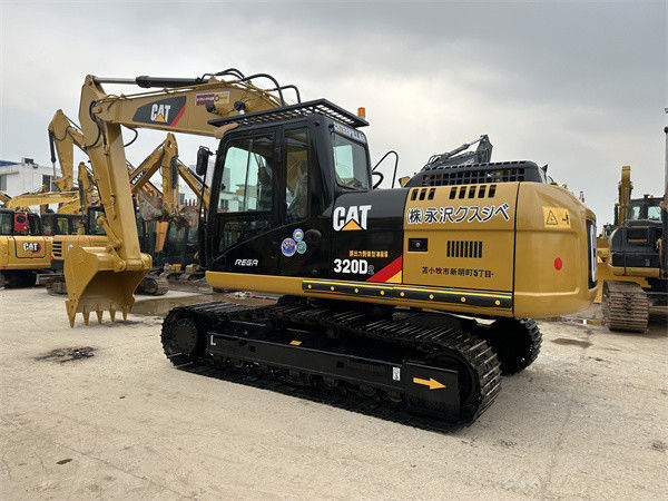 İnşaat Gereksinimleriniz için Crawler Hareketli Tip Kullanılmış Caterpillar Excavator 320D2