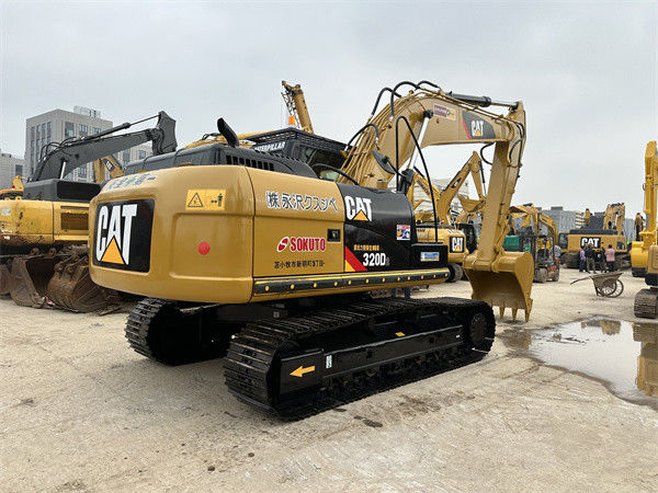 İnşaat Gereksinimleriniz için Crawler Hareketli Tip Kullanılmış Caterpillar Excavator 320D2