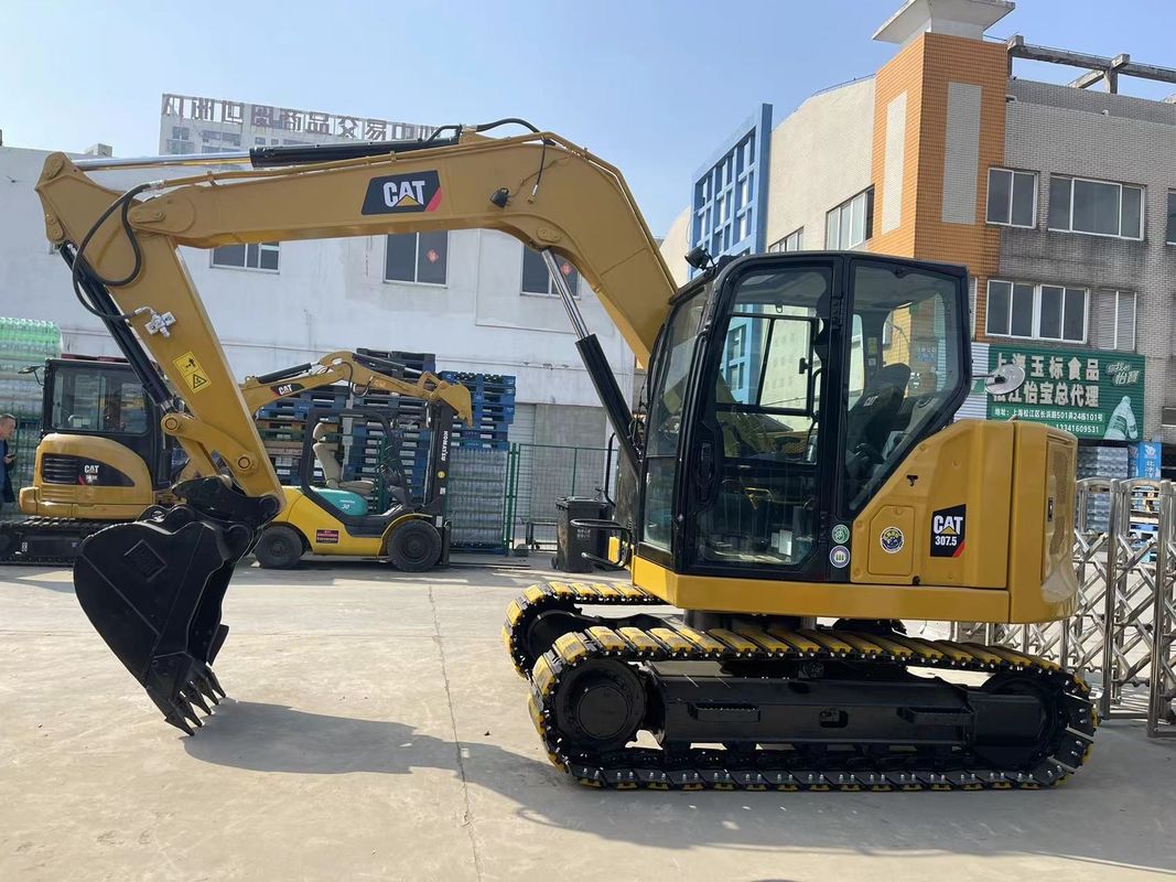 Kullanılmış Caterpillar 307.5 Excavator 0.33 M3 inşaat projeleri için kova kapasitesi