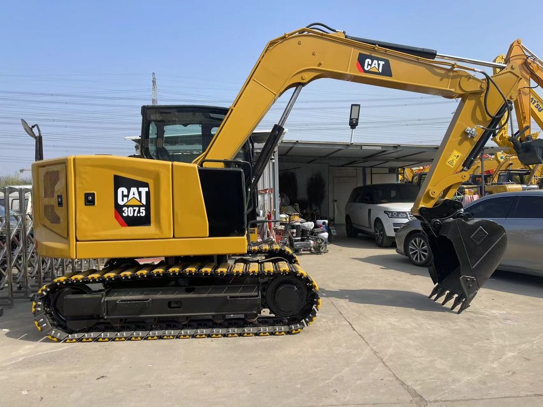 Kullanılmış Caterpillar 307.5 Excavator 0.33 M3 inşaat projeleri için kova kapasitesi