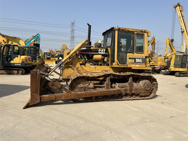 Orijinal Kullanılmış CAT D6G Bulldozer Kullanılmış Caterpillar D3 D4 D7 Dozer iyi durumda