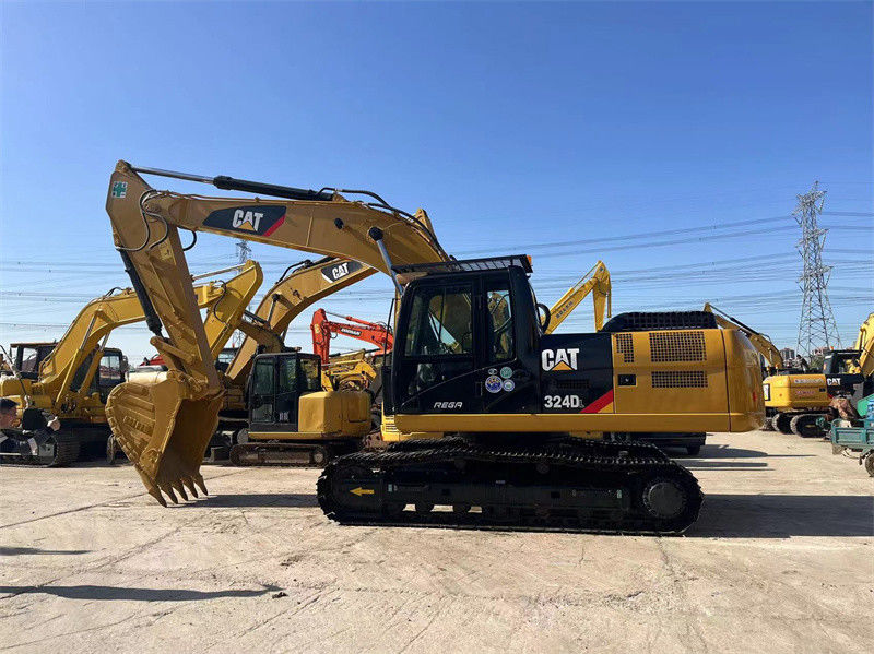 24 tonluk kullanılmış CAT 324DL C7 Motoru Original Cat Excavator