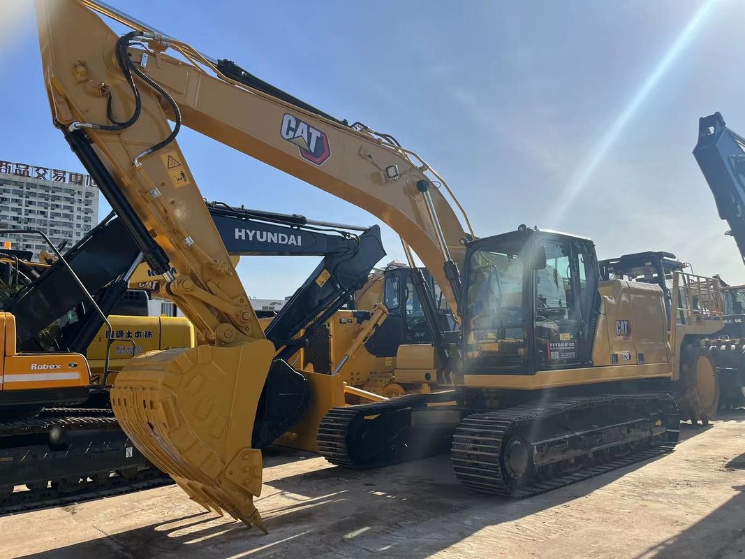 Altı Silindirli Orijinal Cat 320 Excavator With Cat C7.1 Motor Orta Boyutlu Cat Excavator