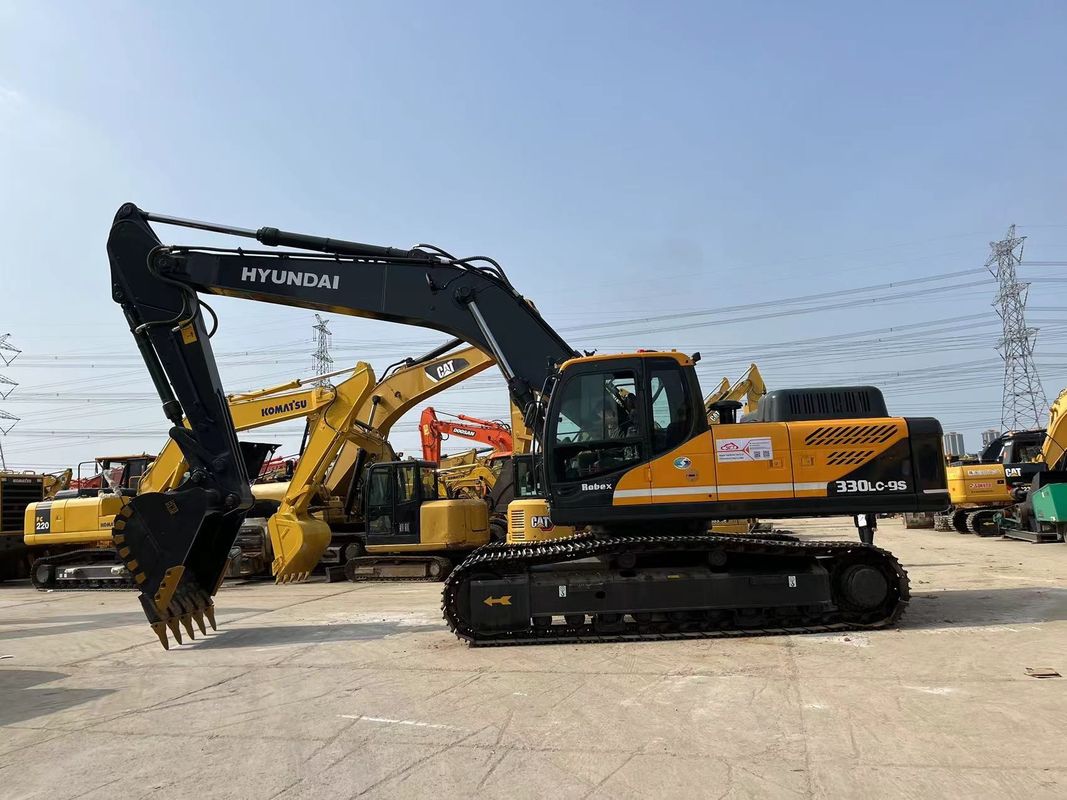 Hyundai 330lc-9s Excavator Kullanılmış 33 Ton Büyük Boyutlu Excavator