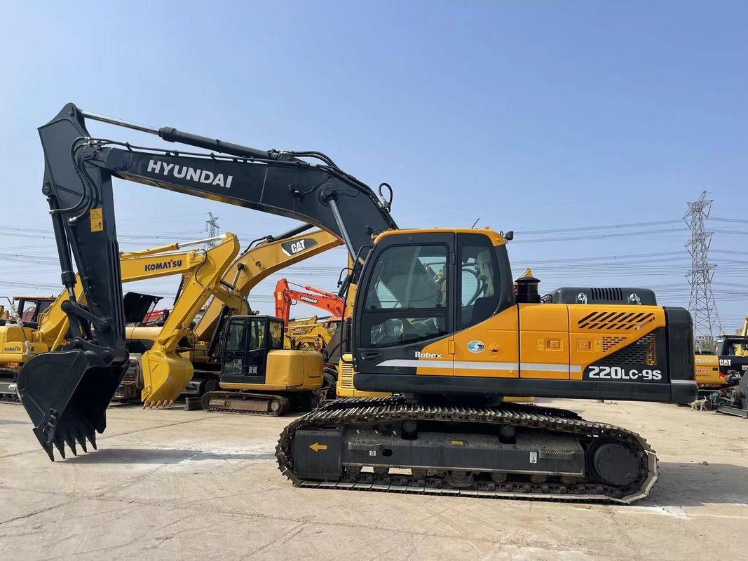 Hyundai 220LC-9S Kazı Makinesi Kullanılmış 22 Ton Büyük Boyutlu Kazı Makinesi