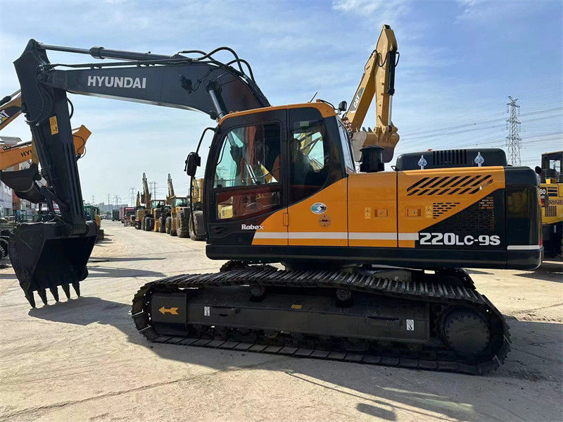 Kullanılmış Hyundai R220LC-9S Excavator 22 ton Kore Kullanılmış Hyundai 220 madencilik kazıcı