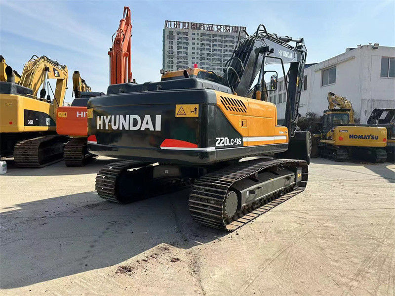 Kullanılmış Hyundai R220LC-9S Excavator 22 ton Kore Kullanılmış Hyundai 220 madencilik kazıcı