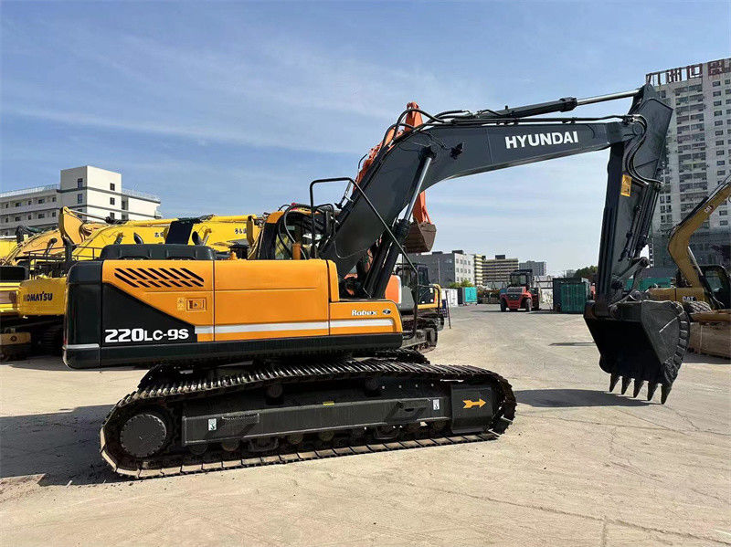 Kullanılmış Hyundai R220LC-9S Excavator 22 ton Kore Kullanılmış Hyundai 220 madencilik kazıcı