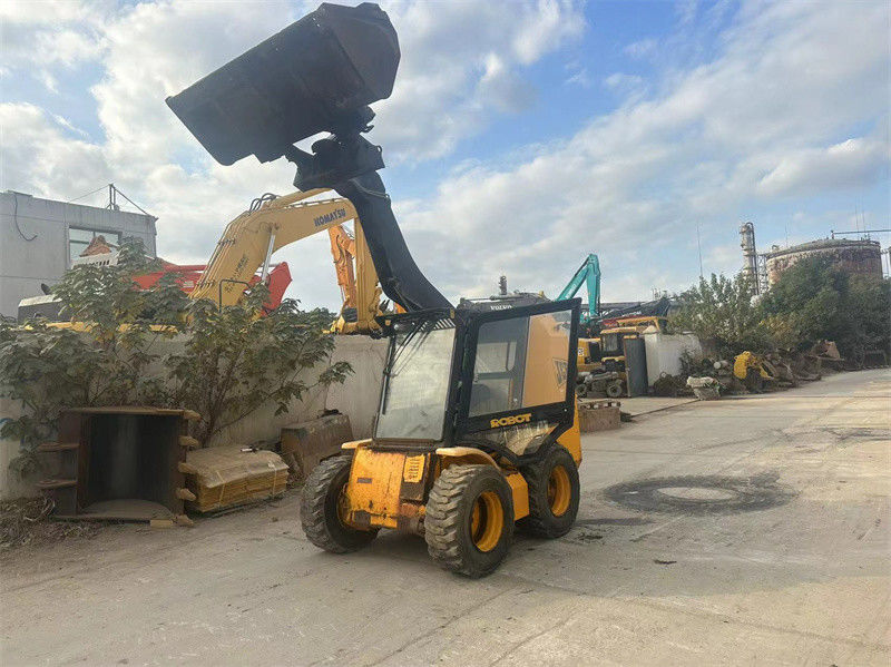 Kullanılmış JCB 185 mini kaydırma yükleyici Kullanılmış JCB 175 Mini Tekerlekli yükleyici Kaydırma yönlendirme yükleyici