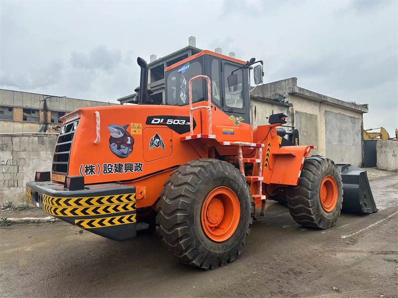 Orijinal Kullanılmış Doosan DL503-9C tekerlek yükleyici Doosan DL503 kullanılmış ön uç yükleyici