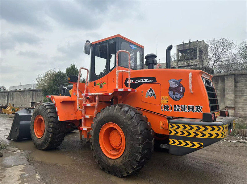 Orijinal Kullanılmış Doosan DL503-9C tekerlek yükleyici Doosan DL503 kullanılmış ön uç yükleyici
