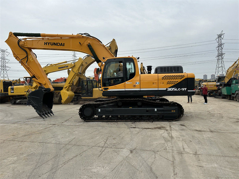 30 Ton Kullanılmış Hyundai R305LC-9S Kazıcı Kore Kullanılmış Hyundai 305 Maden Kazıcı