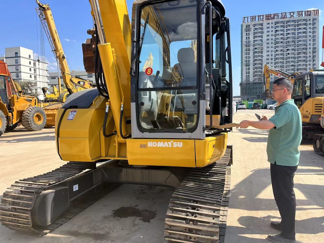 8 Ton Kullanılmış Komatsu PC78US-6 Mini Kazıcı 0.34 m3 kova kapasitesi ile