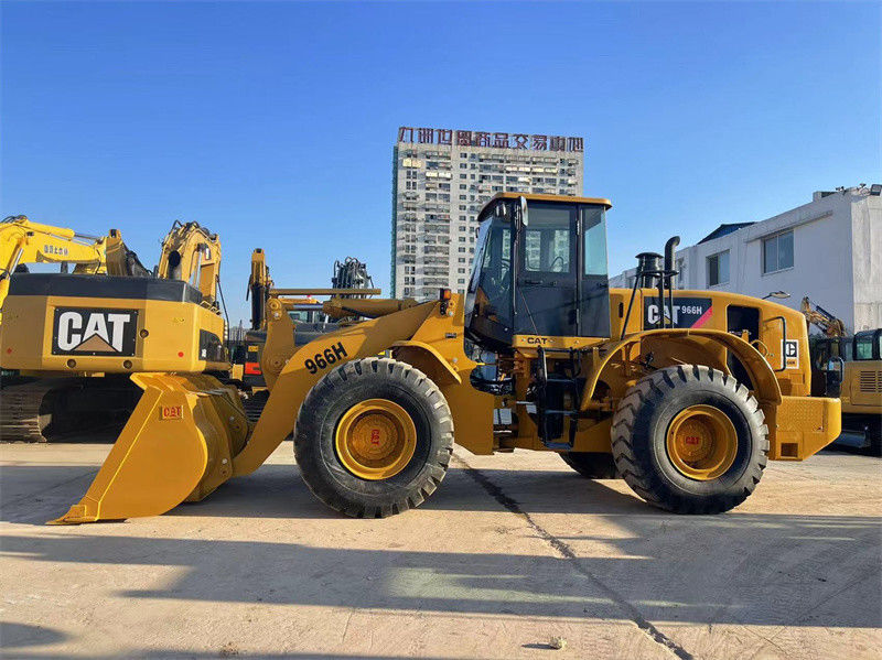 Kullanılmış CAT 966H tekerlekli yükleyici Caterpillar CAT 966 güçlü dizel motorlu ön yükleyici