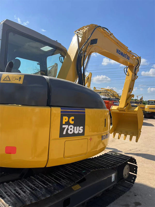 Orijinal Japonya Kullanılmış Komatsu PC78us Crawler Excavator PC78US-6 Mini Excavator
