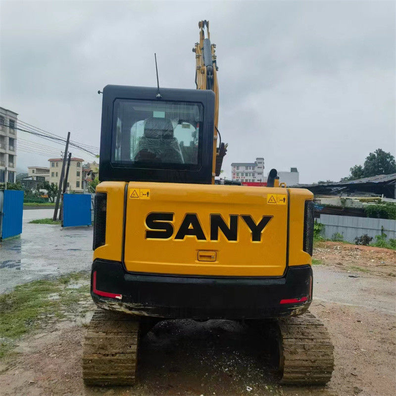 Çin Sany SY60C Pro Kullanılmış Ekskavator İkinci El 6 Ton Sany sy60 Mini Digger
