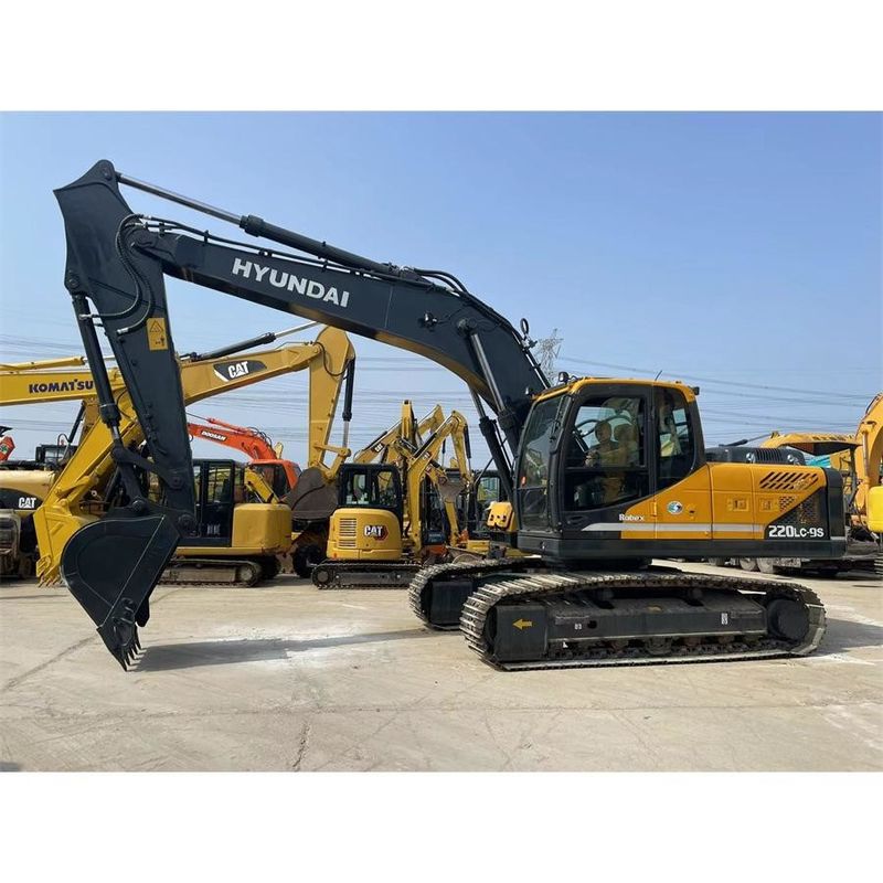 Heavy Duty Digger Hyundai R220 9S Toplam Boyut 9.55m*2.99m*3.08m