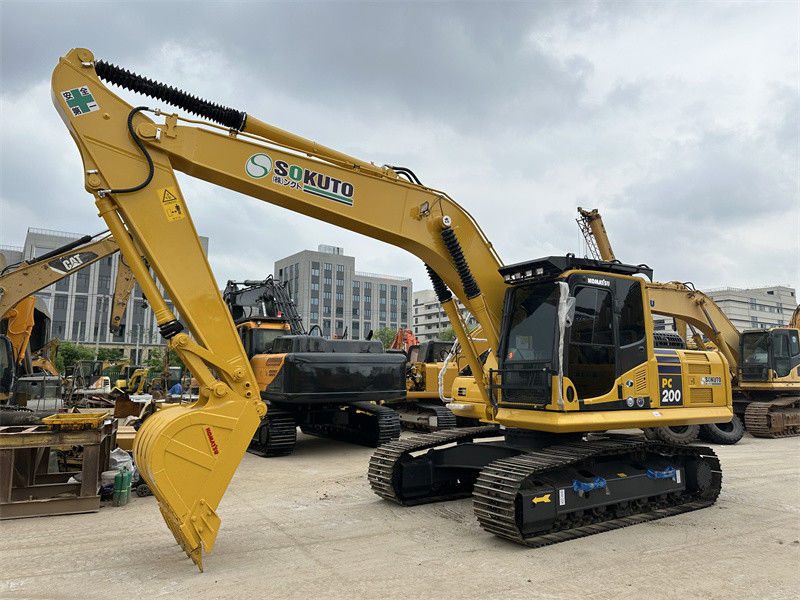Kullanılmış Komatsu PC200-8 Kullanılmış Japonya kazıcı Mükemmel durum Orta boy hidrolik kazıcı