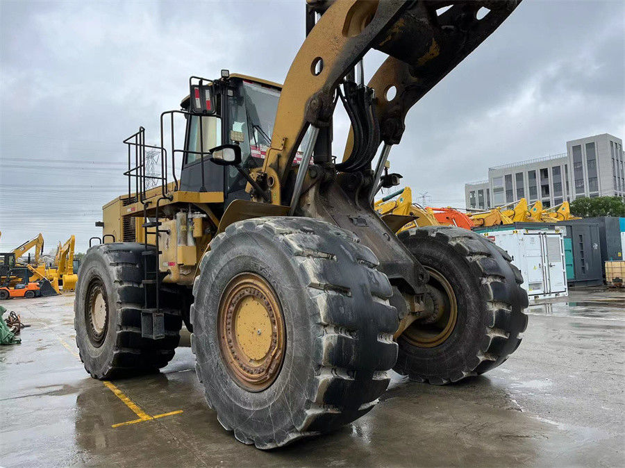 Orijinal Renk CAT 986H Ön Tekerlek Yükleyici Güçlü Motor C15