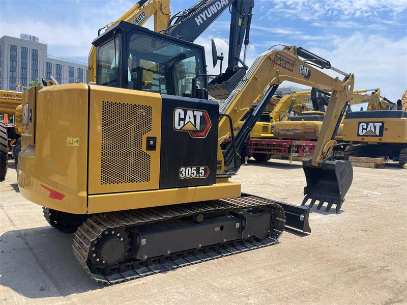 Yepyeni CAT 305.5 5.5 Ton Caterpillar 305.5 Mini Crawler Excavators