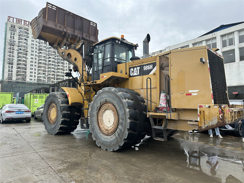 Orijinal Kullanılmış CAT 986H Tekerlekli Yükleyici Caterpillar CAT 986 büyük Ön Son Yükleyici